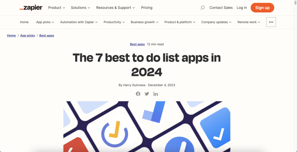 กลยุทธ์ SEO ของ Zapier ในการทำ Lead Generation 1